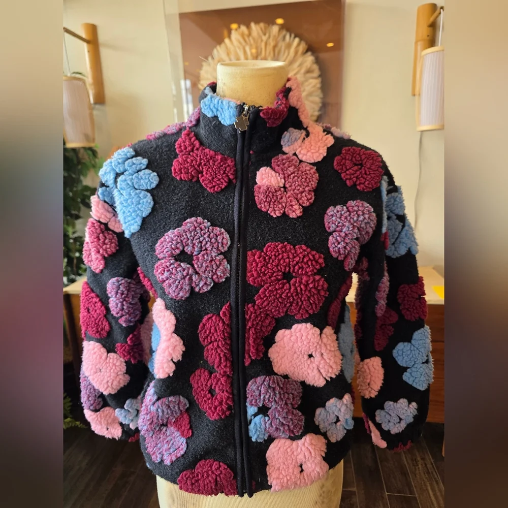 LUCKY BRAND fleece Jacket Kids Sz M 10-12 - Picture 1 of 7